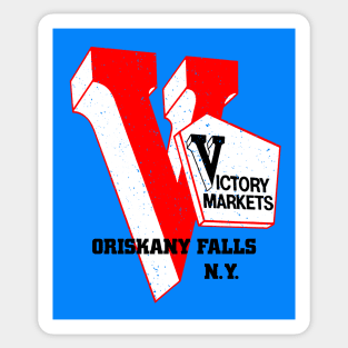 Victory Market Former Oriskany Falls NY Grocery Store Logo Sticker